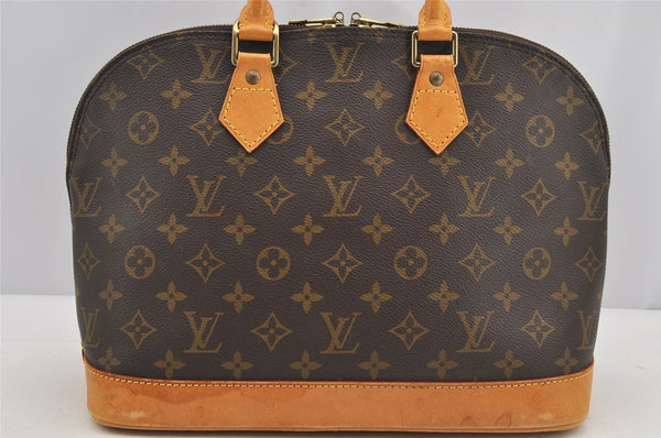 Authentic Louis Vuitton Monogram Alma Hand Bag Purse M51130 LV 6190I