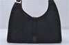 Authentic GUCCI Jackie Shoulder Hand Bag GG Canvas Leather 0021067 Black 6191D