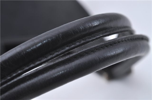 Authentic GUCCI Jackie Shoulder Hand Bag GG Canvas Leather 0021067 Black 6191D