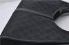 Authentic GUCCI Jackie Shoulder Hand Bag GG Canvas Leather 0021067 Black 6191D