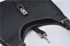 Authentic GUCCI Jackie Shoulder Hand Bag GG Canvas Leather 0021067 Black 6191D