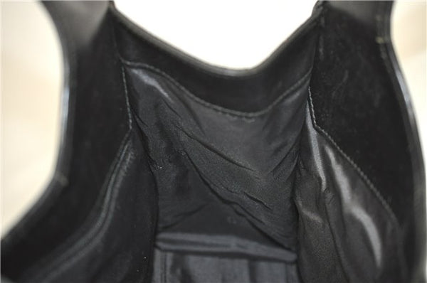 Authentic GUCCI Jackie Shoulder Hand Bag GG Canvas Leather 0021067 Black 6191D