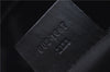 Authentic GUCCI Jackie Shoulder Hand Bag GG Canvas Leather 0021067 Black 6191D