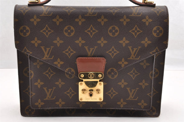 Authentic Louis Vuitton Monogram Monceau 2Way Shoulder Hand Bag M51185 LV 6191I