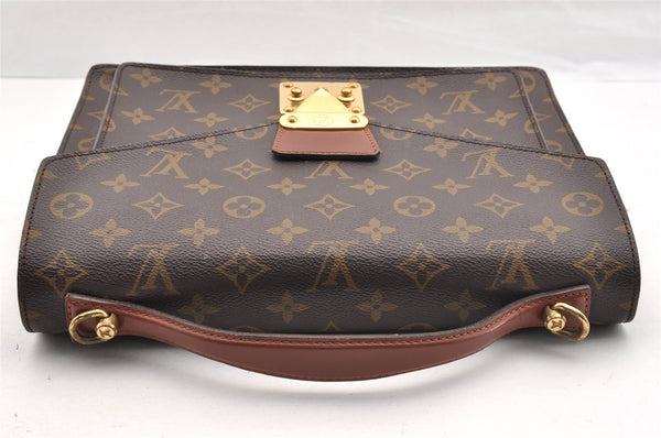 Authentic Louis Vuitton Monogram Monceau 2Way Shoulder Hand Bag M51185 LV 6191I
