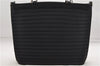 Authentic GUCCI Bamboo 2way Hand Shoulder Bag Nylon Leather Black 6192D