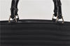 Authentic GUCCI Bamboo 2way Hand Shoulder Bag Nylon Leather Black 6192D