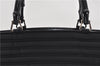 Authentic GUCCI Bamboo 2way Hand Shoulder Bag Nylon Leather Black 6192D