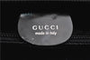 Authentic GUCCI Bamboo 2way Hand Shoulder Bag Nylon Leather Black 6192D