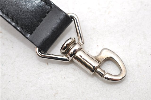 Authentic GUCCI Bamboo 2way Hand Shoulder Bag Nylon Leather Black 6192D