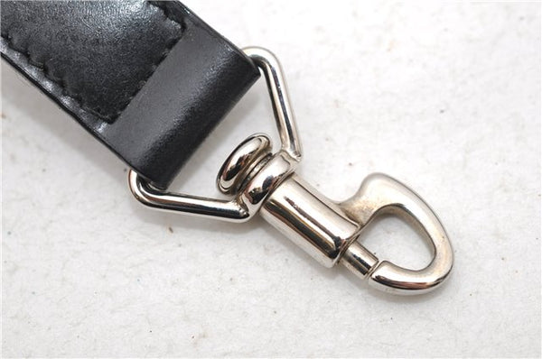 Authentic GUCCI Bamboo 2way Hand Shoulder Bag Nylon Leather Black 6192D