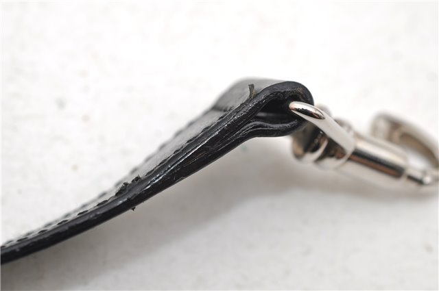 Authentic GUCCI Bamboo 2way Hand Shoulder Bag Nylon Leather Black 6192D