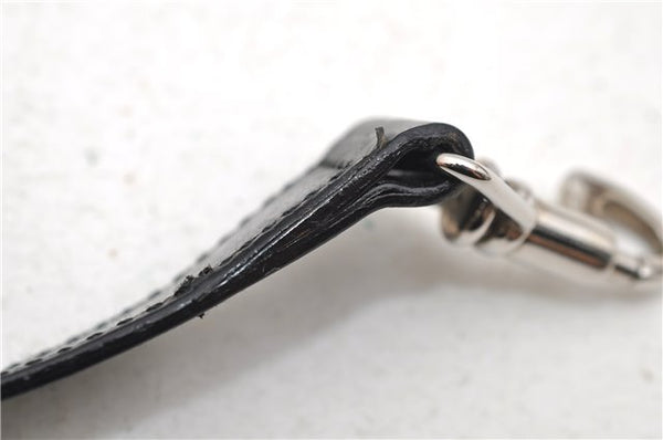 Authentic GUCCI Bamboo 2way Hand Shoulder Bag Nylon Leather Black 6192D