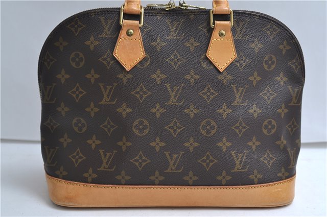 Authentic Louis Vuitton Monogram Alma Hand Bag Purse M51130 LV 6192E