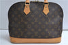 Authentic Louis Vuitton Monogram Alma Hand Bag Purse M51130 LV 6192E