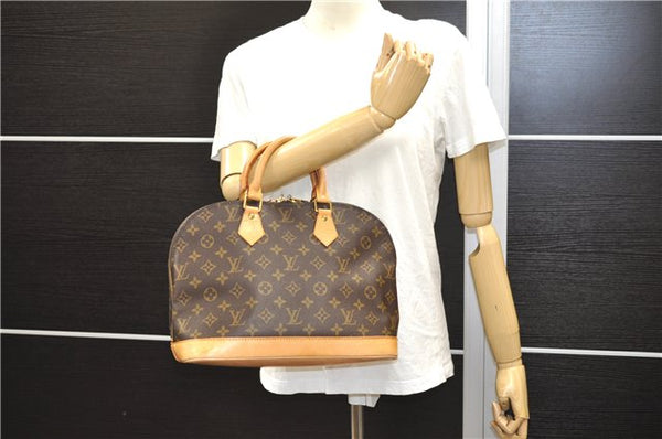 Authentic Louis Vuitton Monogram Alma Hand Bag Purse M51130 LV 6192E