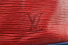 Authentic Louis Vuitton Epi Noe Bi-color Red x Blue M44084 Drawstring Bag 6192I