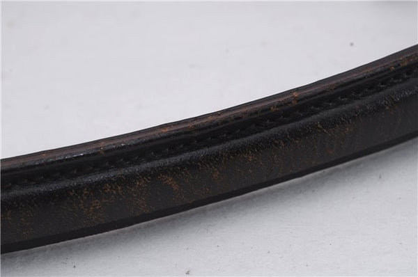 Authentic GUCCI Shoulder Hand Bag GG Canvas Leather 0000602 Brown 6193D