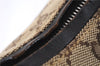 Authentic GUCCI Shoulder Hand Bag GG Canvas Leather 0000602 Brown 6193D