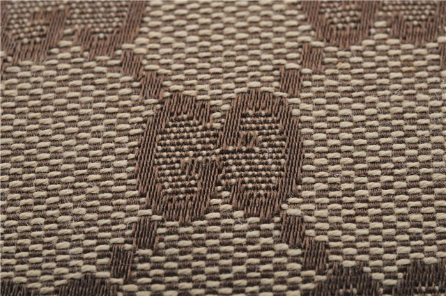 Authentic GUCCI Shoulder Hand Bag GG Canvas Leather 0000602 Brown 6193D