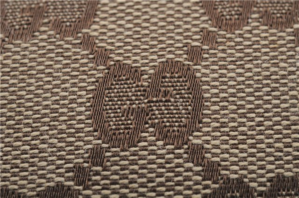 Authentic GUCCI Shoulder Hand Bag GG Canvas Leather 0000602 Brown 6193D