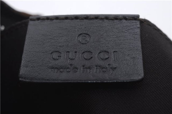 Authentic GUCCI Shoulder Hand Bag GG Canvas Leather 0000602 Brown 6193D