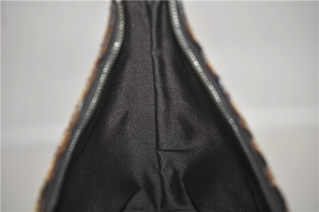 Authentic GUCCI Shoulder Hand Bag GG Canvas Leather 0000602 Brown 6193D