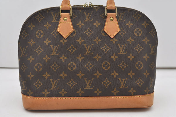 Authentic Louis Vuitton Monogram Alma Hand Bag Purse M51130 LV 6193I