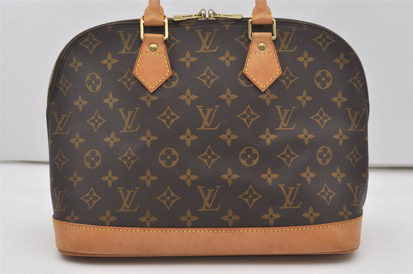Authentic Louis Vuitton Monogram Alma Hand Bag Purse M51130 LV 6193I