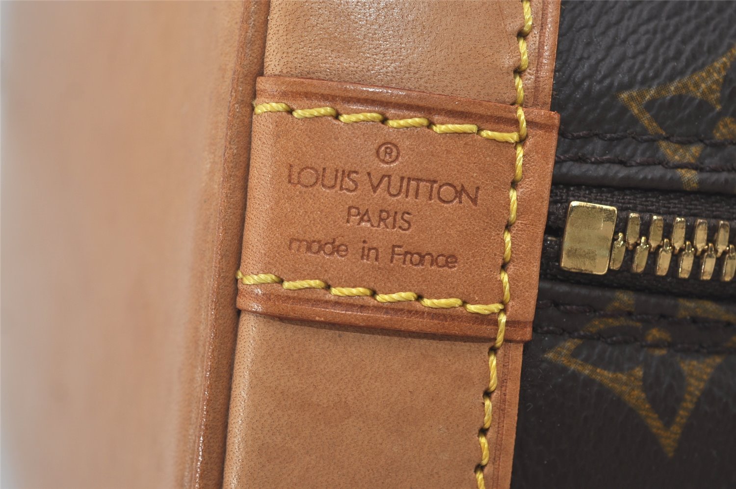 Authentic Louis Vuitton Monogram Alma Hand Bag Purse M51130 LV 6193I