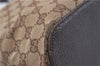 Authentic GUCCI Shoulder Bag Purse GG Canvas Leather 115003 Brown 6194D