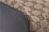 Authentic GUCCI Shoulder Bag Purse GG Canvas Leather 115003 Brown 6194D