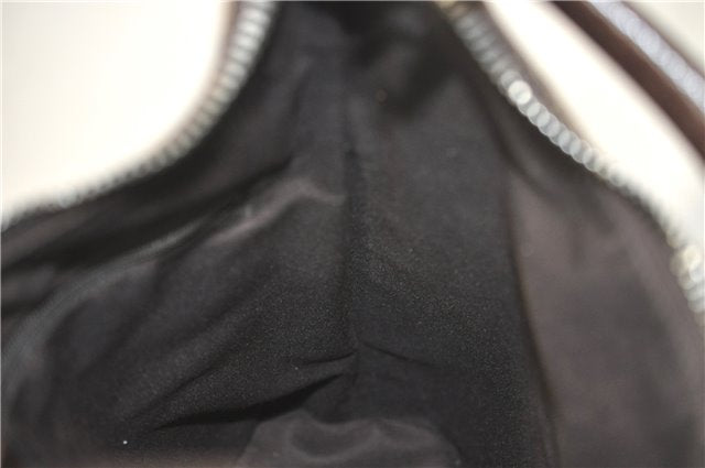 Authentic GUCCI Shoulder Bag Purse GG Canvas Leather 115003 Brown 6194D