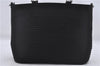Authentic GUCCI Bamboo 2Way Shoulder Hand Bag Nylon Leather Black 6195D