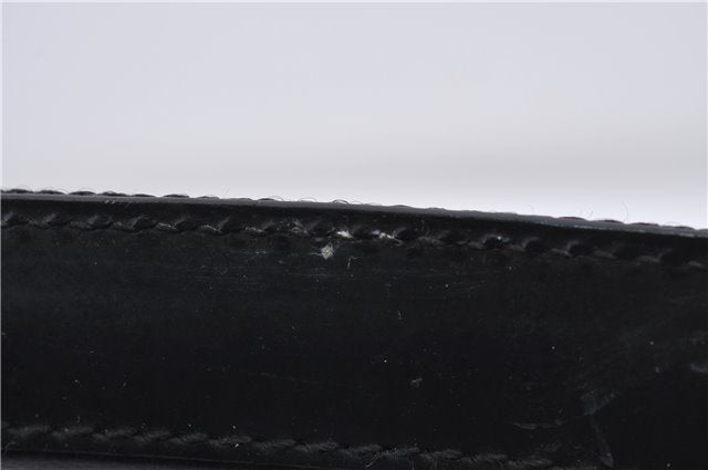 Authentic GUCCI Bamboo 2Way Shoulder Hand Bag Nylon Leather Black 6195D