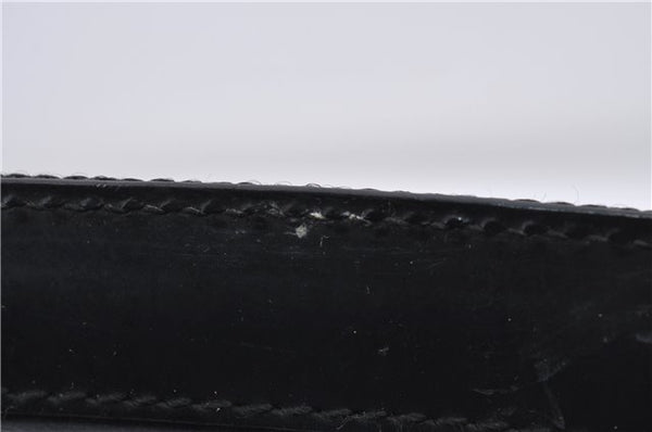 Authentic GUCCI Bamboo 2Way Shoulder Hand Bag Nylon Leather Black 6195D