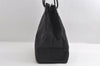 Authentic GUCCI Vintage Shoulder Tote Bag GG Canvas Leather 109141 Black 6195I