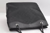 Authentic GUCCI Vintage Shoulder Tote Bag GG Canvas Leather 109141 Black 6195I