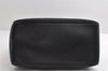 Authentic GUCCI Vintage Shoulder Tote Bag GG Canvas Leather 109141 Black 6195I