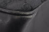 Authentic GUCCI Vintage Shoulder Tote Bag GG Canvas Leather 109141 Black 6195I
