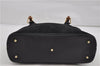 Authentic GUCCI Bamboo Shoulder Hand Bag Suede Leather Black 6196D