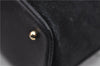 Authentic GUCCI Bamboo Shoulder Hand Bag Suede Leather Black 6196D