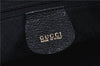 Authentic GUCCI Bamboo Shoulder Hand Bag Suede Leather Black 6196D
