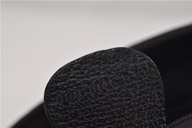 Authentic GUCCI Bamboo Shoulder Hand Bag Suede Leather Black 6196D