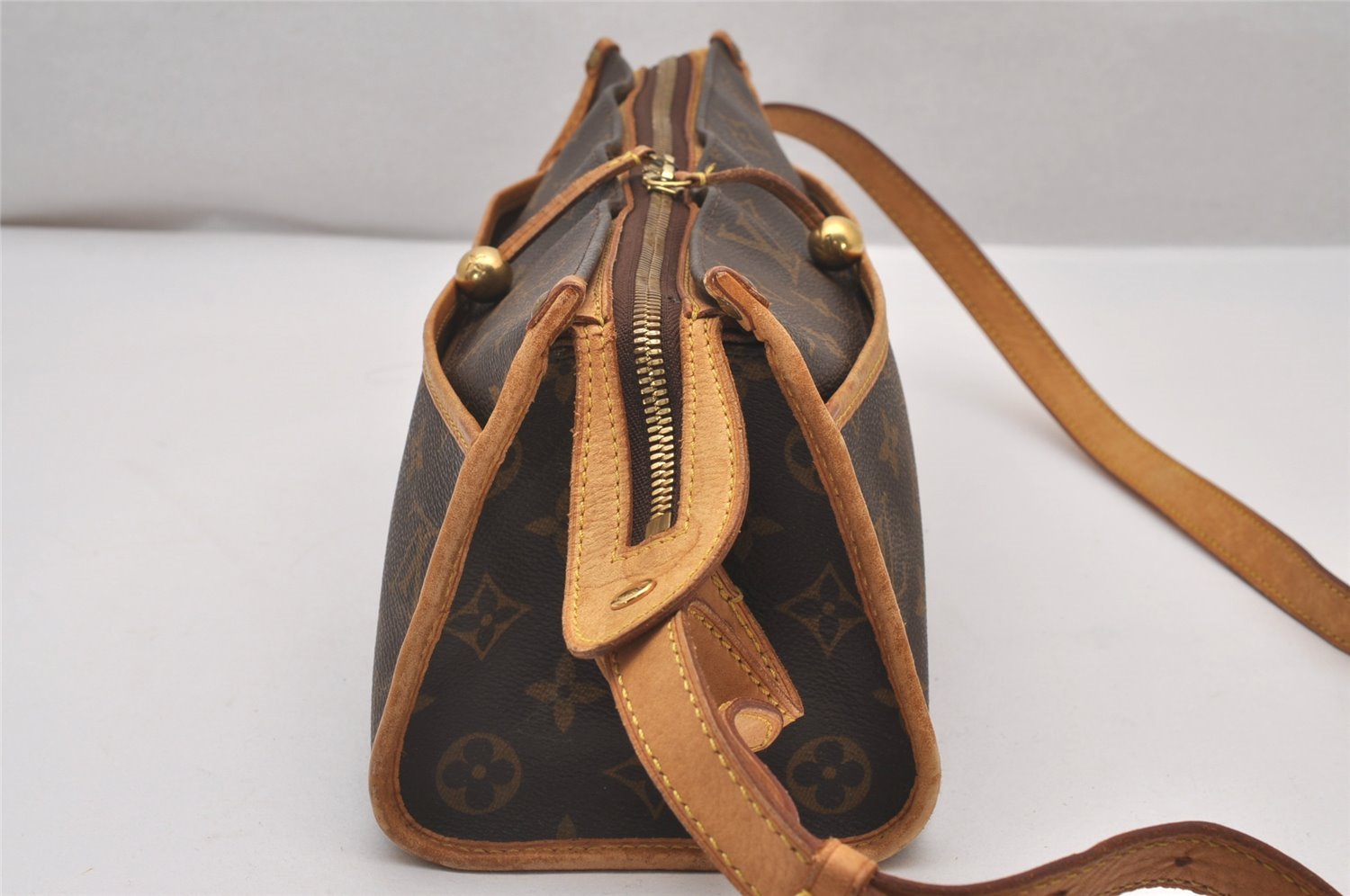 Auth Louis Vuitton Monogram Popincourt Long Shoulder Cross Bag M40008 LV 6197I
