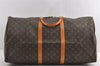 Authentic Louis Vuitton Monogram Keepall 60 Travel Boston Bag M41422 LV 6198I