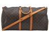 Auth Louis Vuitton Monogram Keepall Bandouliere 55 Boston Bag M41414 LV 6200D