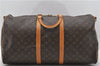 Auth Louis Vuitton Monogram Keepall Bandouliere 55 Boston Bag M41414 LV 6200D