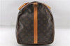 Auth Louis Vuitton Monogram Keepall Bandouliere 55 Boston Bag M41414 LV 6200D