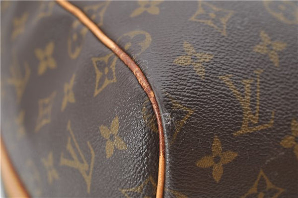 Auth Louis Vuitton Monogram Keepall Bandouliere 55 Boston Bag M41414 LV 6200D